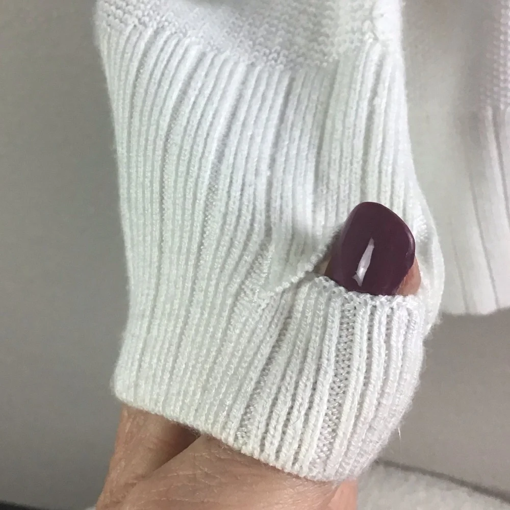 Lululemon Sincerely Yours Sweater White Women’s Size 12